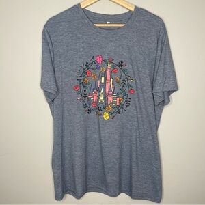 Magic Kingdom Disney Castle Short Sleeve Tee (X-Large)